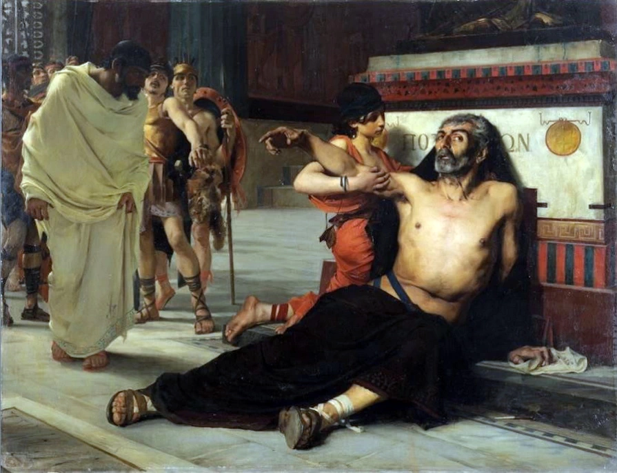La morte di Demostene - Saint, Dizier, museo municipale